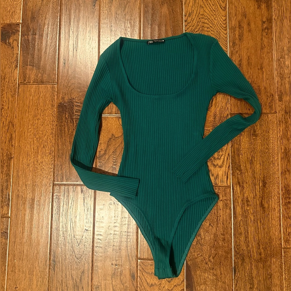 Zara Green Bodysuit